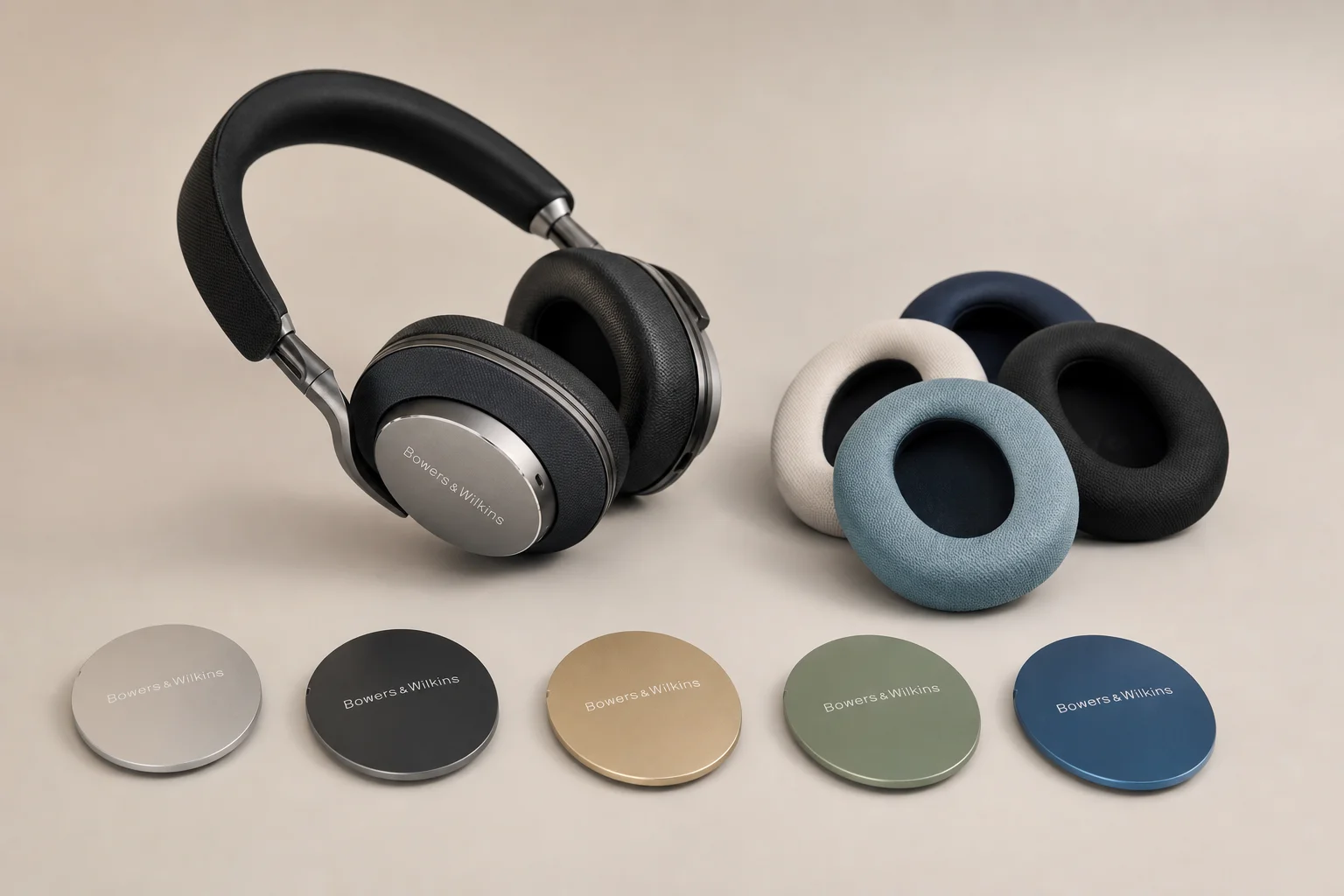 Casque circum-aural haut de gamme avec coussinets et coques personnalisables