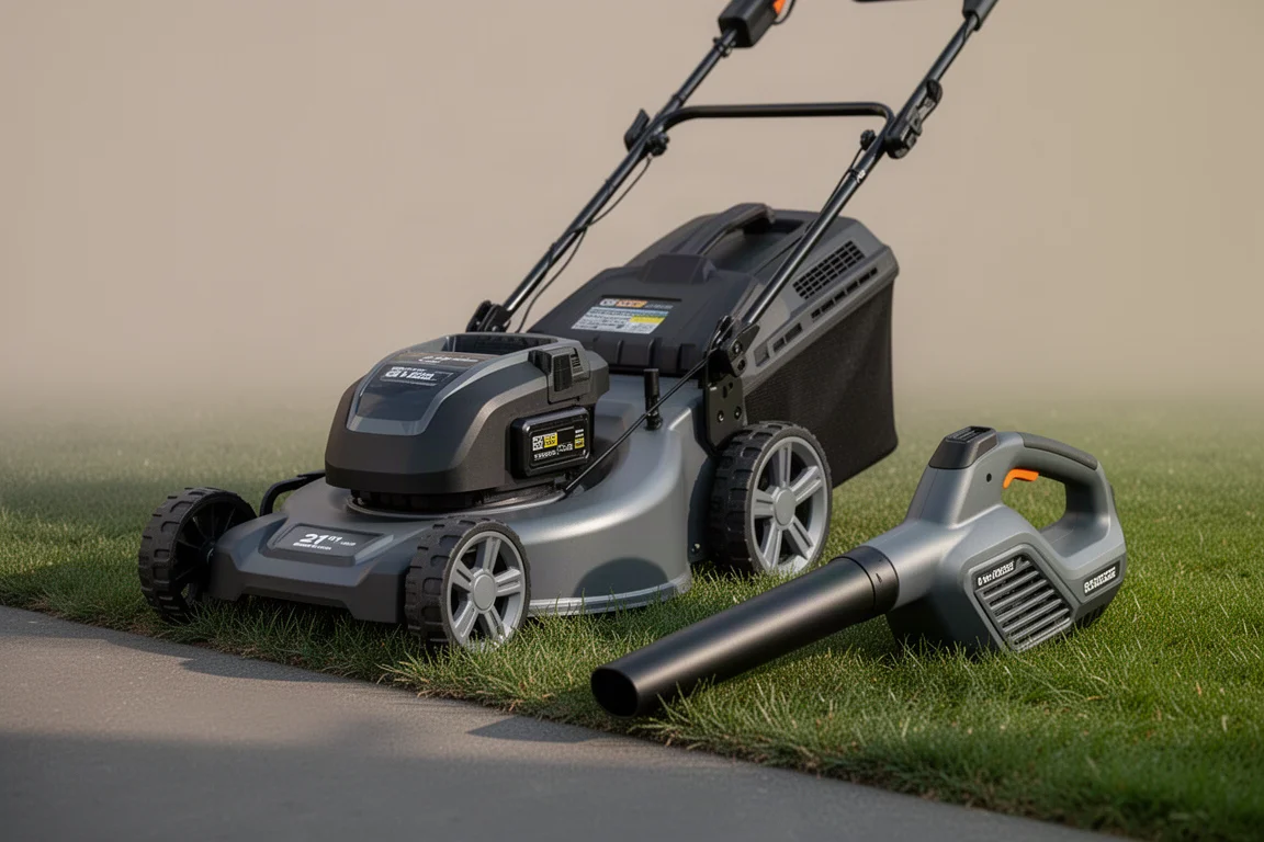 EGO 21-Inch 56V Self-Propelled Mower with Blower Combo product image