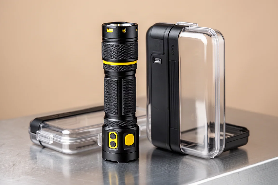 Elgen Maverick Rechargeable Handheld Flashlight product image