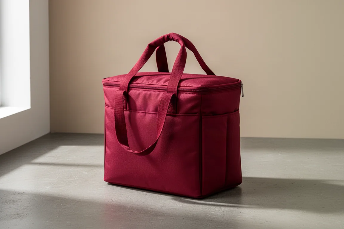 Engel 22 quart soft-sided cooler tote bag on a concrete surface