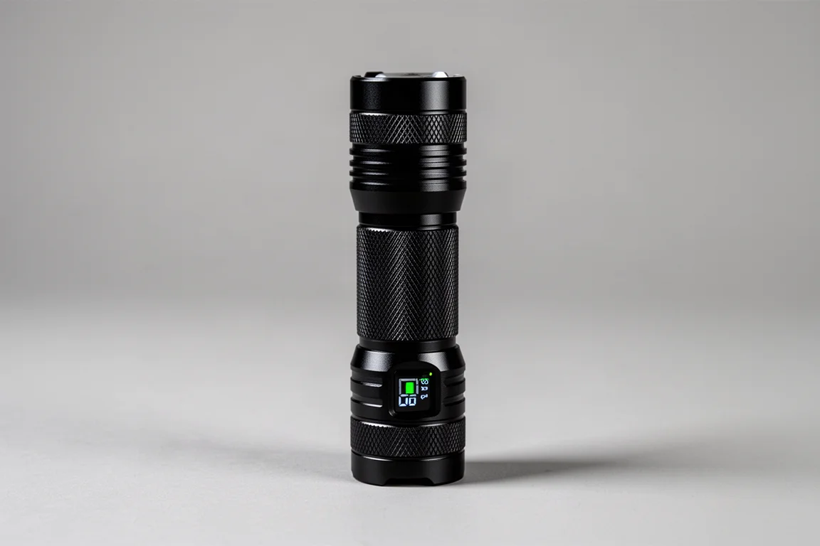 ES Green Heavy Duty Strong Flashlight product image