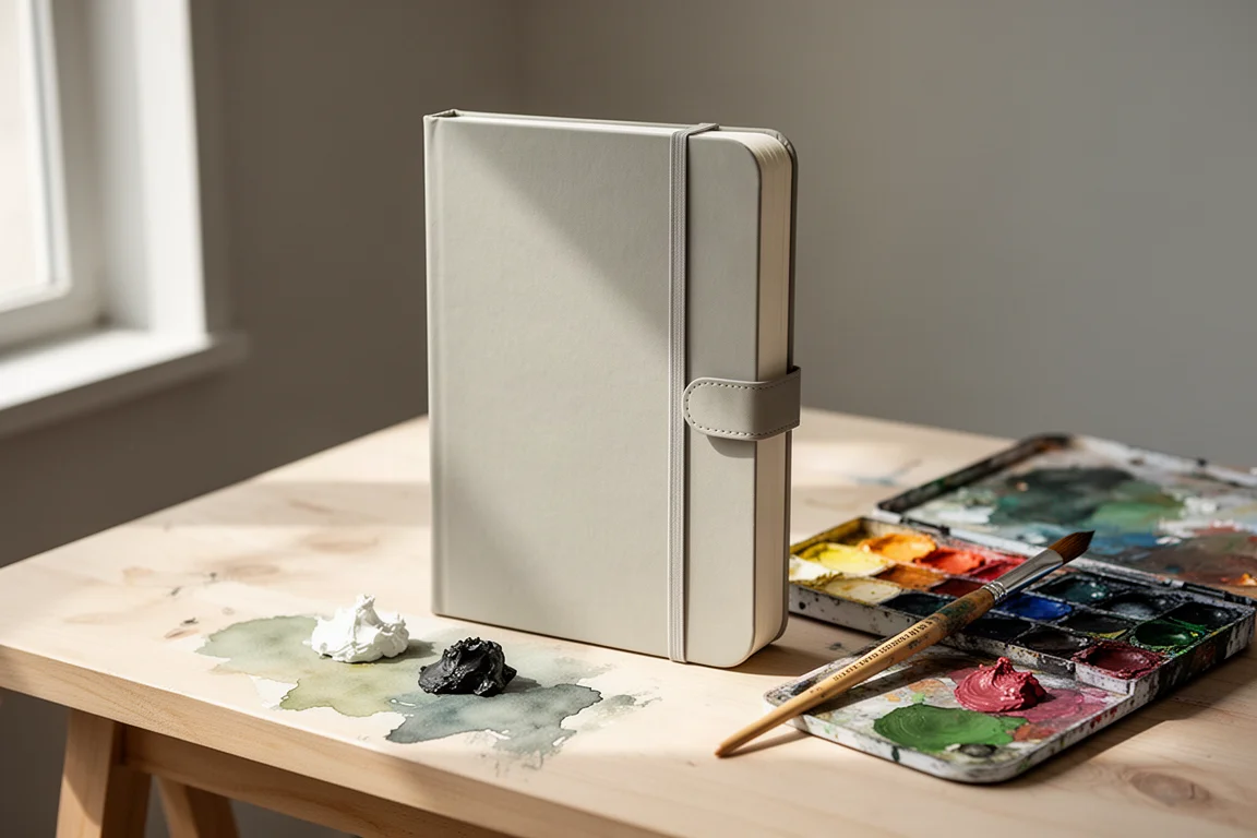 Etchr Hot Press Watercolor Sketchbook im Test: Ein glattes, Gouache-freundliches Lieblingsstück Titelbild