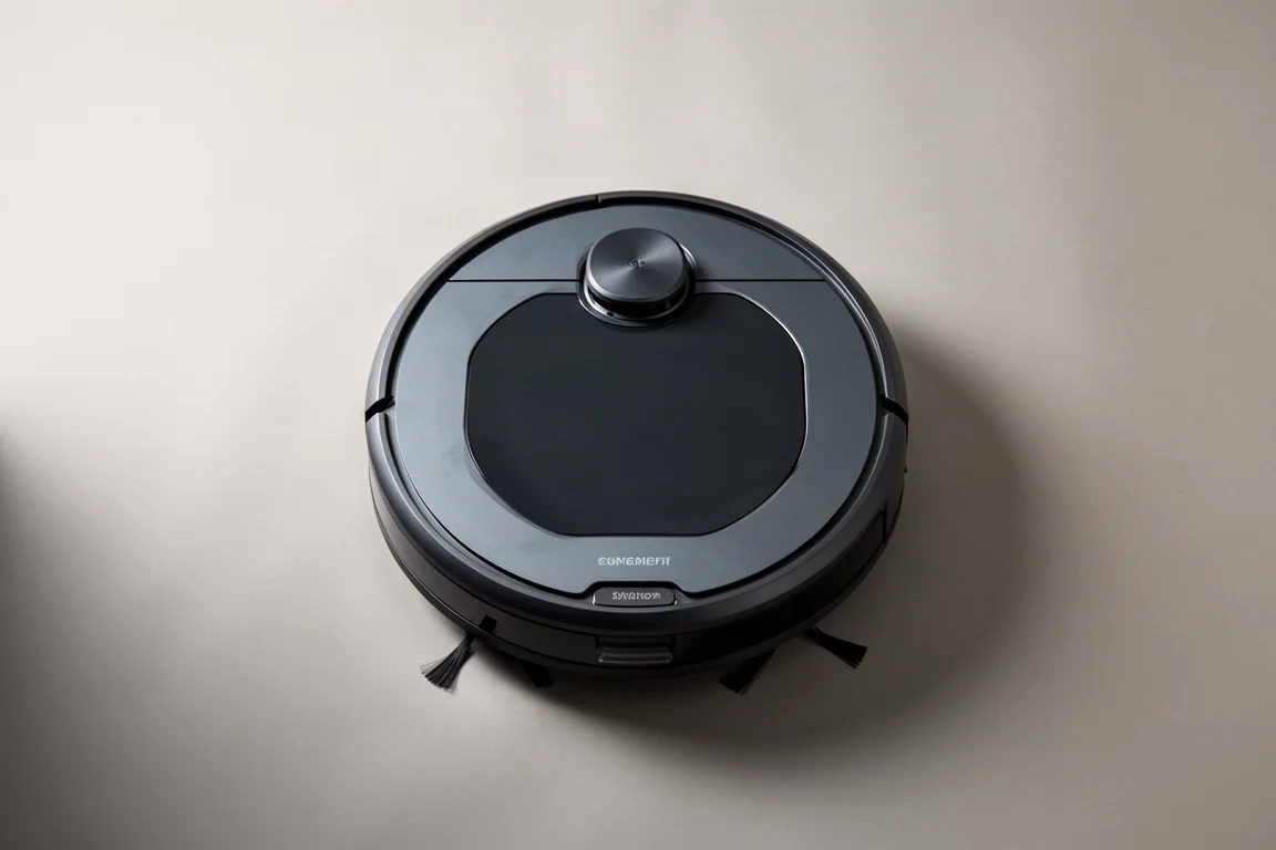 コンクリートの床に7種類の掃除機が一列に並べられている様子