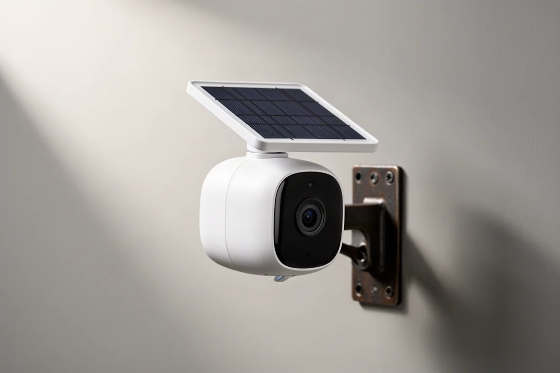 eufy Forever Power solar security camera on a neutral backdrop