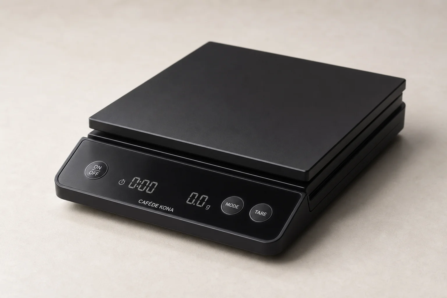 Collection of 15 coffee scales arranged by price from budget to premium models