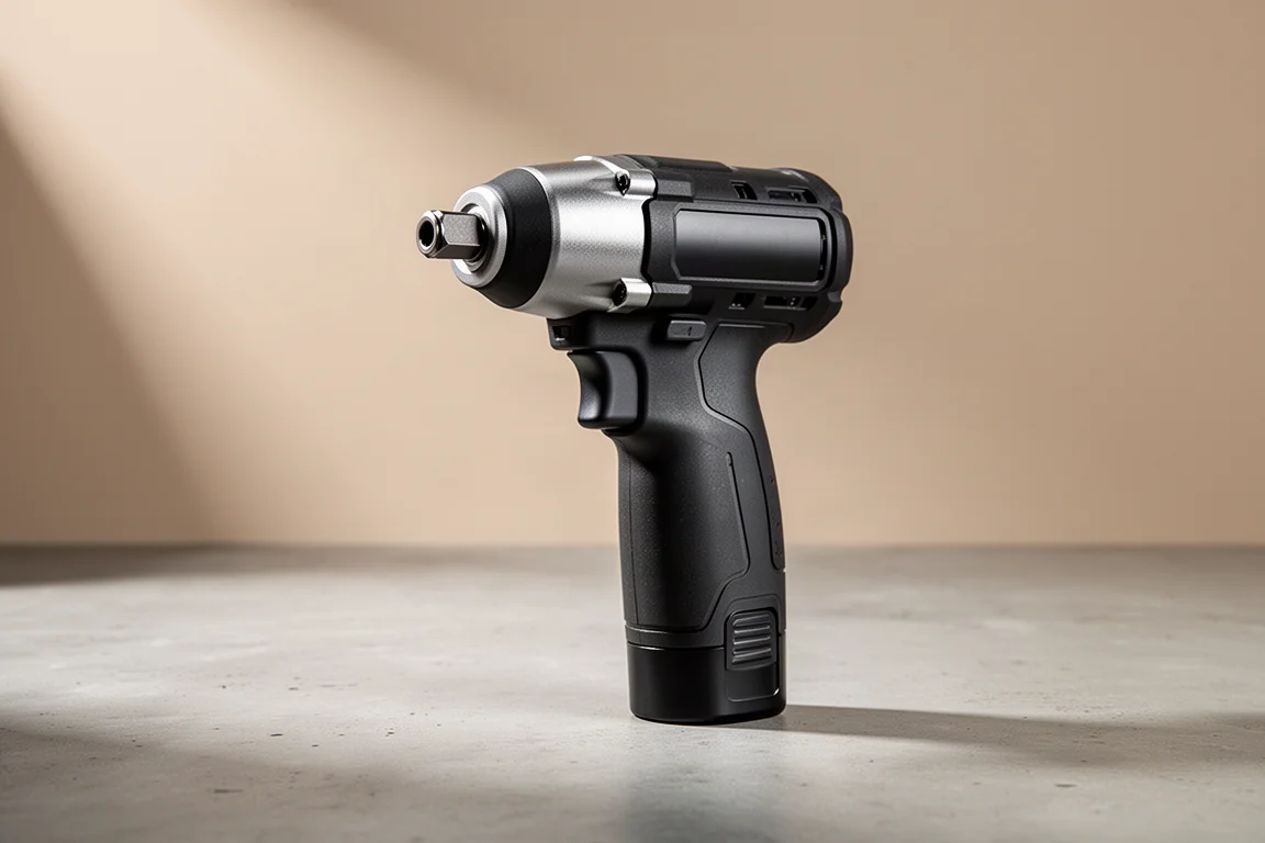 Flex 24V compact impact driver on a matte concrete surface