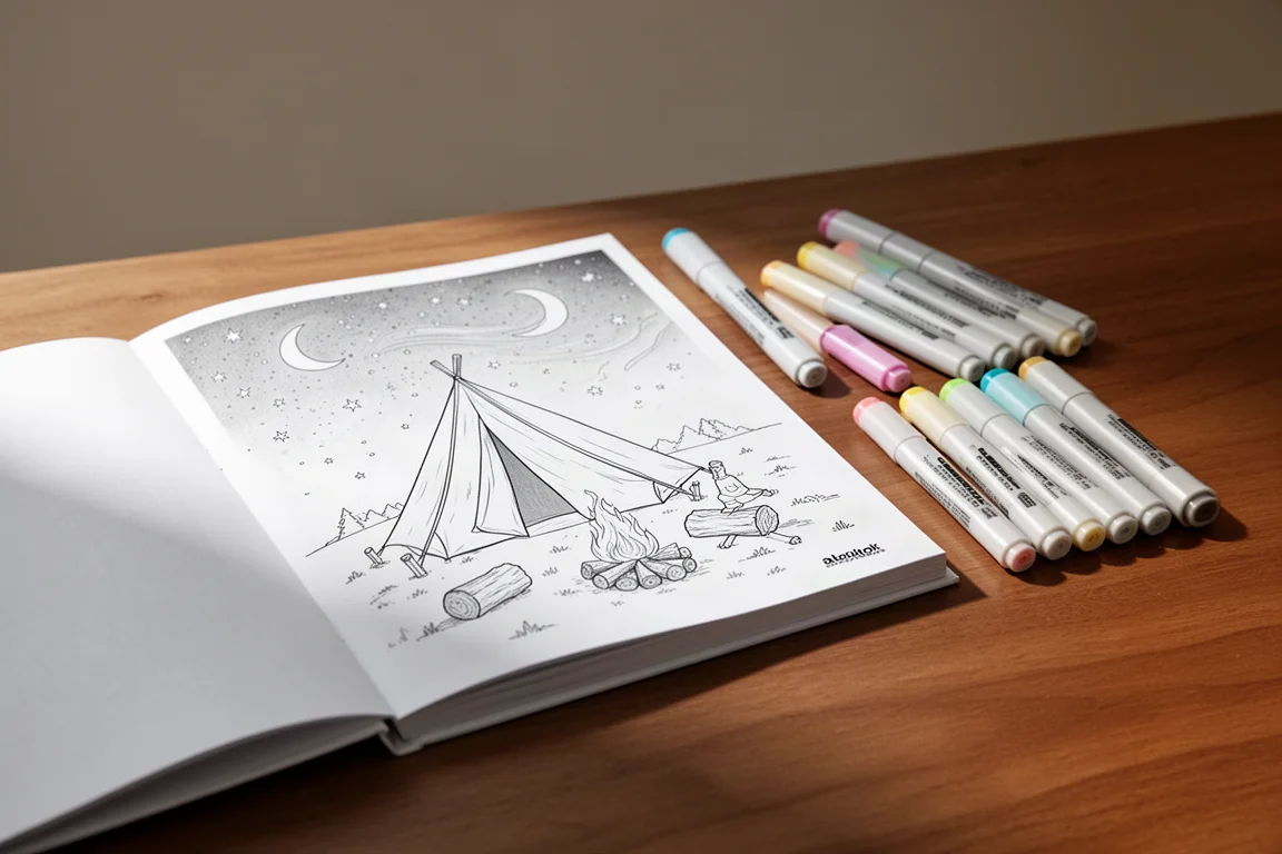 Fuzzy Hygge Coloring Book product image