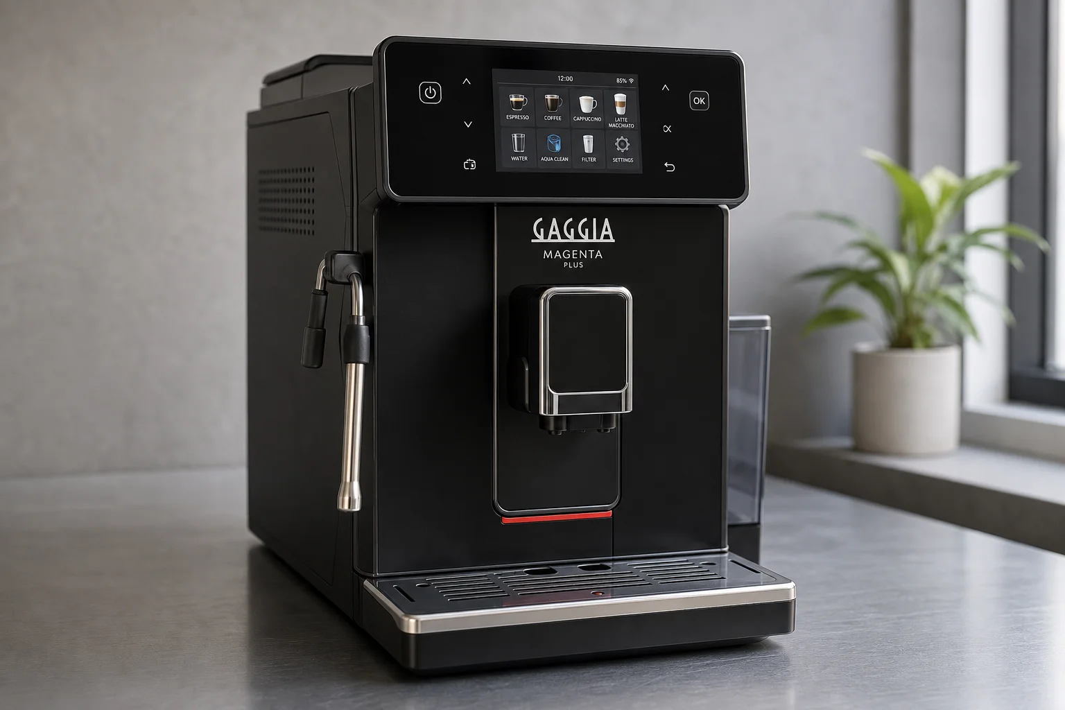 Five bean-to-cup coffee machines displayed on neutral backdrop