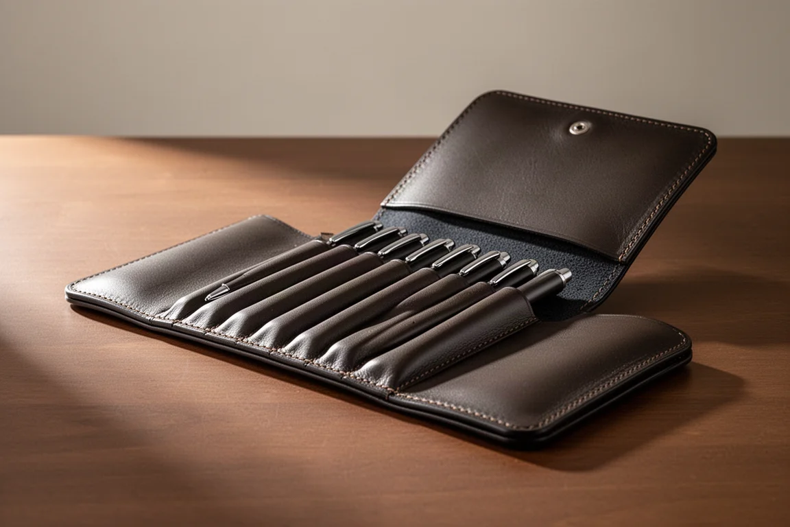 Galen Leather Magnum Opus Pen Case product image