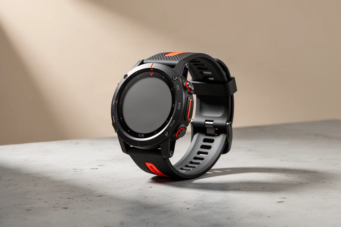 Garmin Instinct 2X Solar 防霸GPS手錶放在混凝土表面上