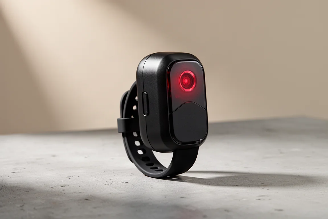 Garmin Varia Nachfolger Fahrrad-Radar-Rücklicht auf matter Betonoberfläche