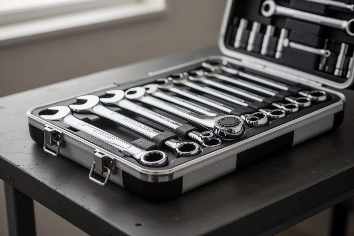 GearWrench 120-Tooth Professional Ratcheting Wrench Set product image