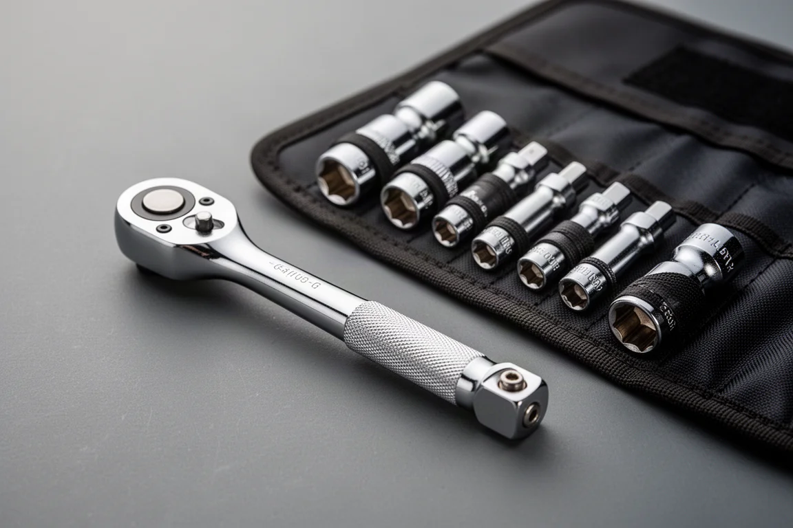 GearWrench 14-Piece 1/4 Drive 120XP Locking Flex-Head Ratchet and Socket Set product image