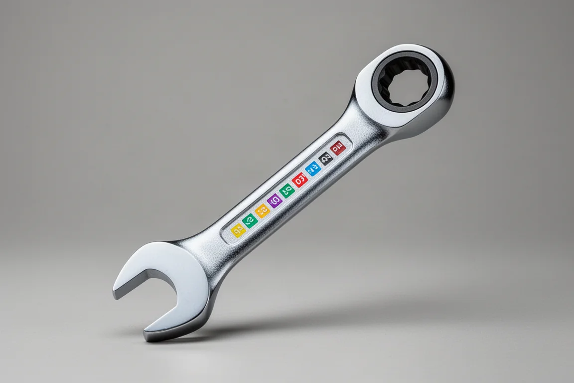 GearWrench 90T Reversible Ratcheting Combination Wrench Set product image