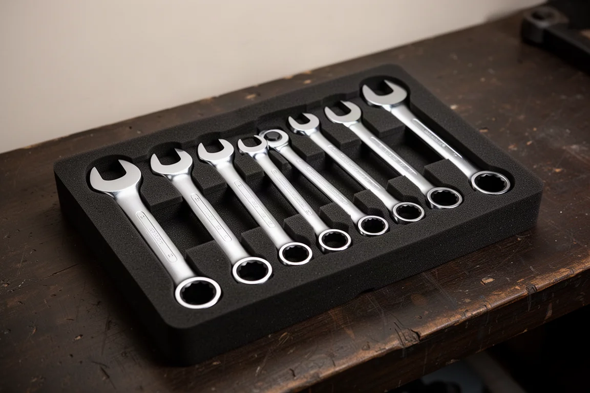 GearWrench Stubby Ratcheting Wrench Set product image