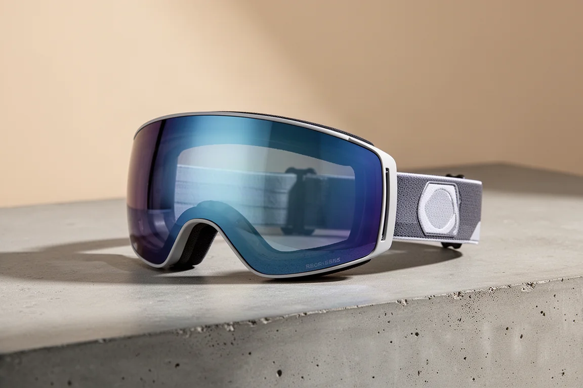 Giro Contour Snowboard-Goggles mit torischer Scheibe auf einer Betonfläche