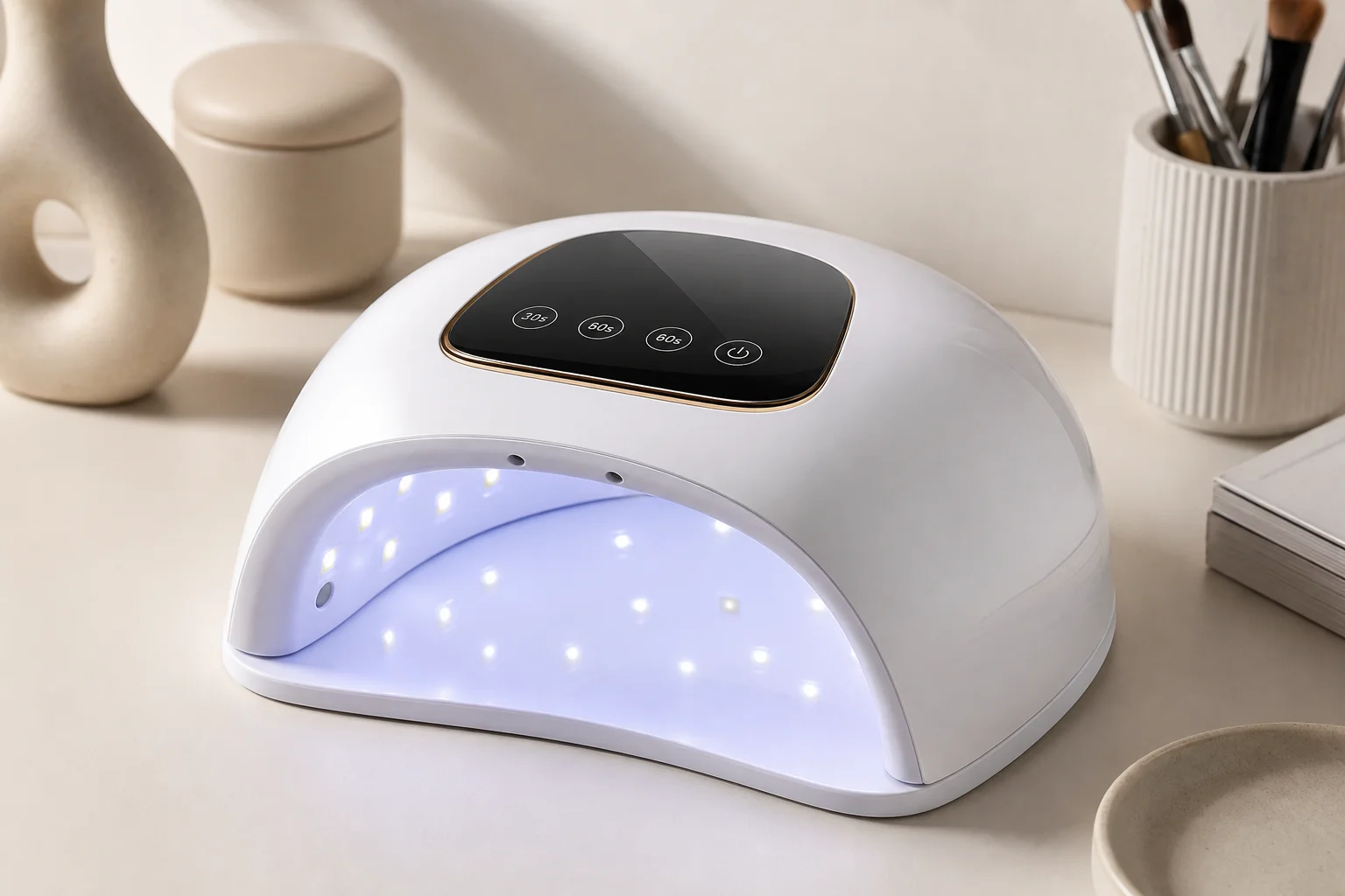 Nagellampe mit automatischem Sensor und Touchscreen-Oberfläche
