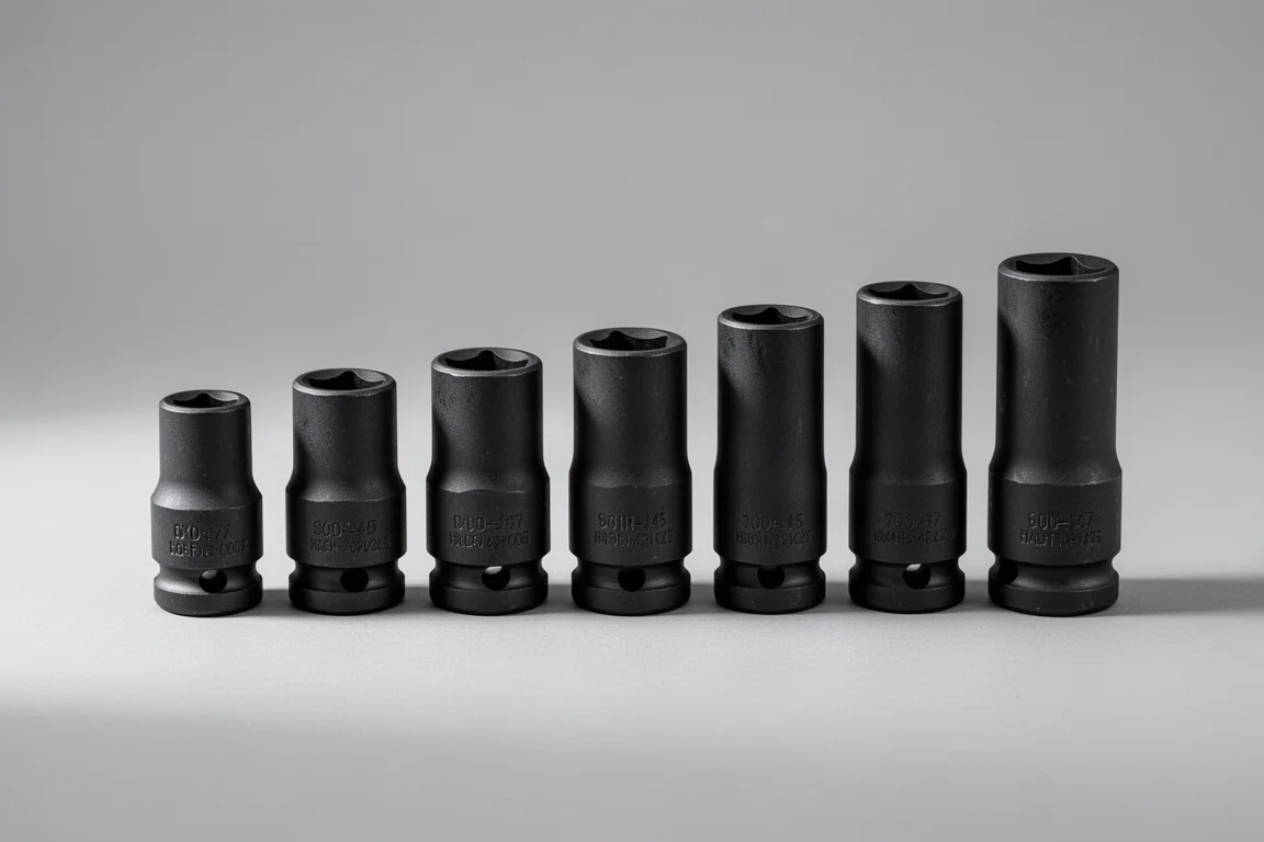 Gray Pneumatic Impact Socket Set product image
