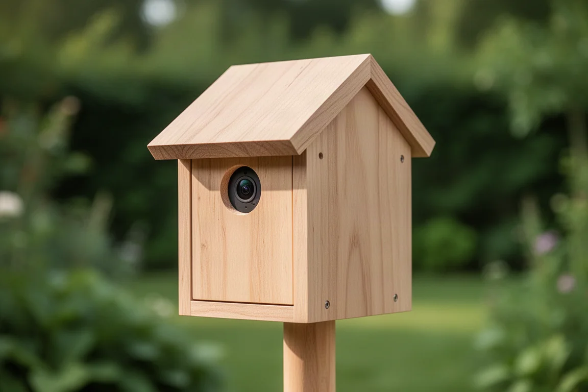 Green Backyard Smart Bird House product image