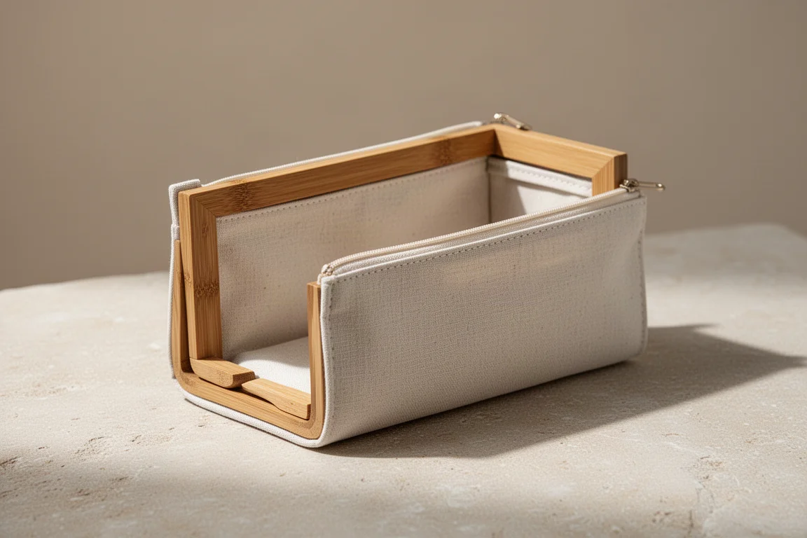 Gudy Life Bamboo Frame Pen Pouch product image
