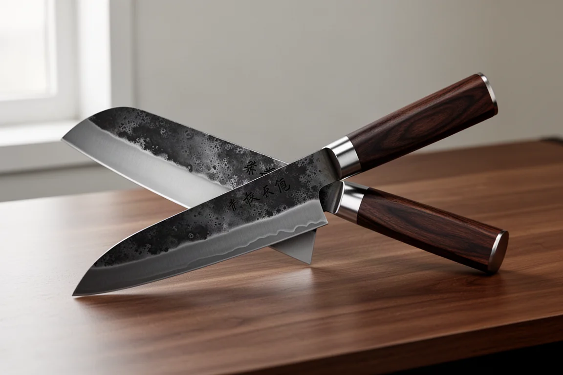 Hado Sakai Sumi Santoku 180mm product image