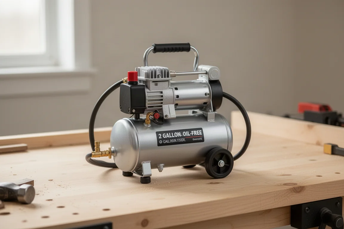Harbor Freight 2 Gallon Oil-Free Compressor product image