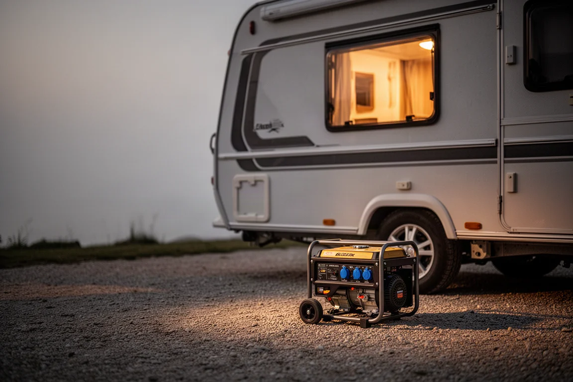 Remolque de camión equipado con un cabrestante eléctrico listo para cargar equipo