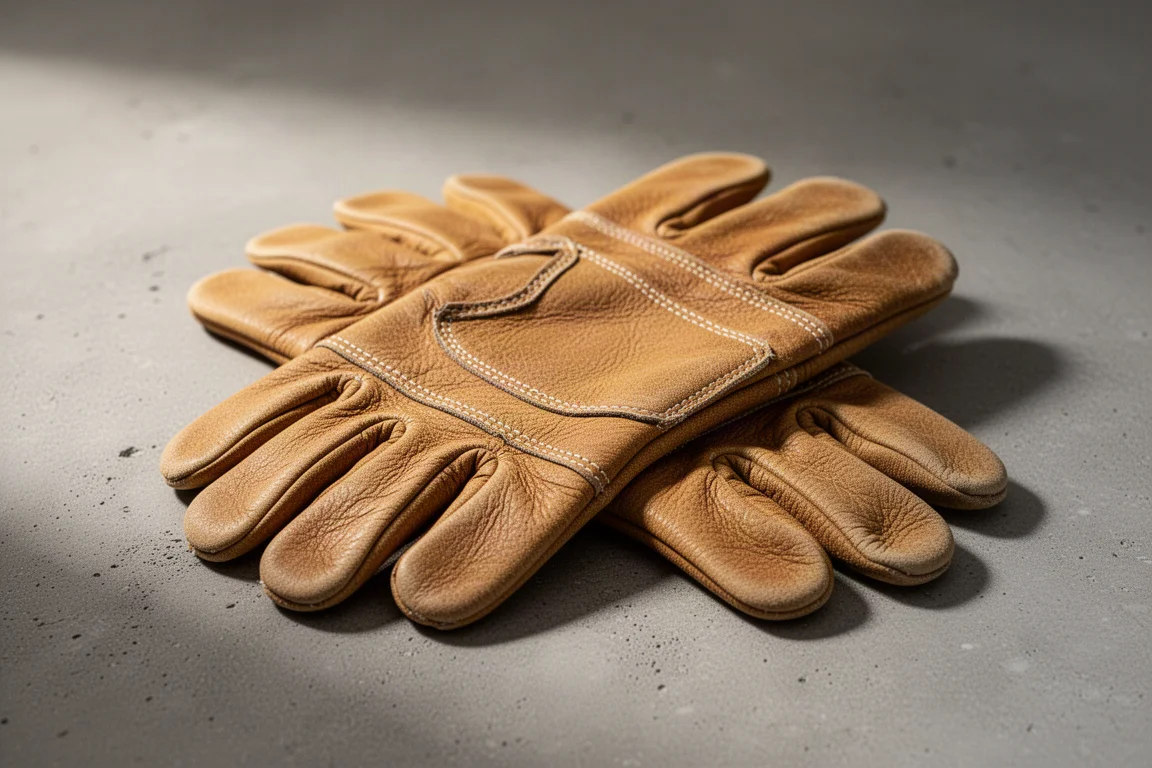 Hardy Goat Skin Leather Work Gloves product image