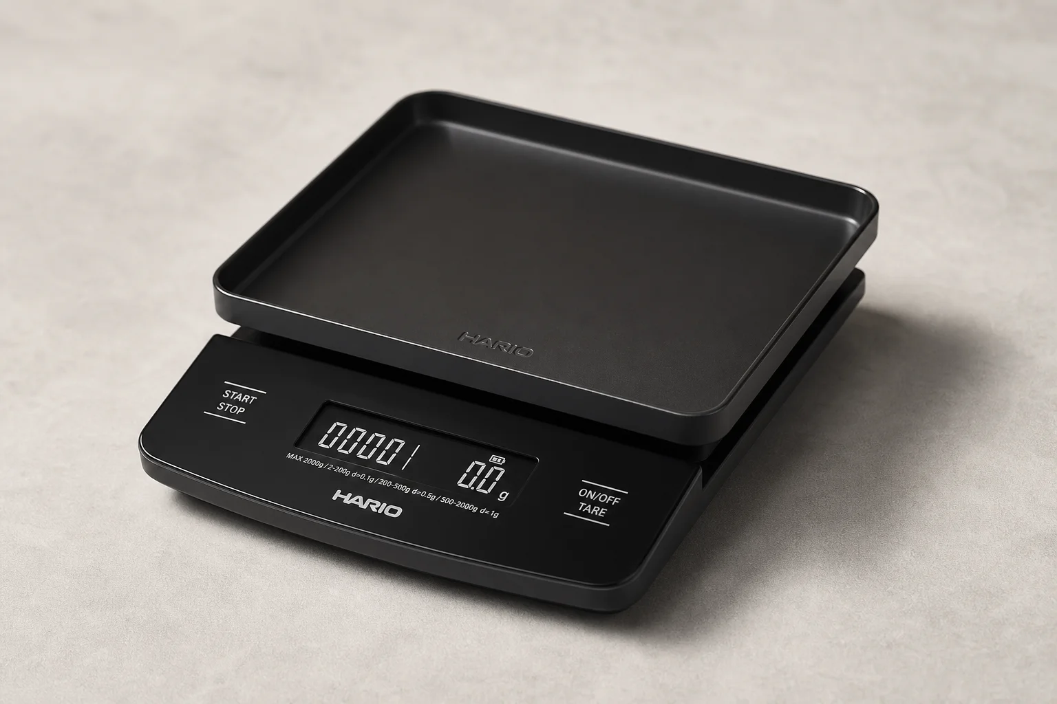Collection of 15 coffee scales arranged by price from budget to premium models