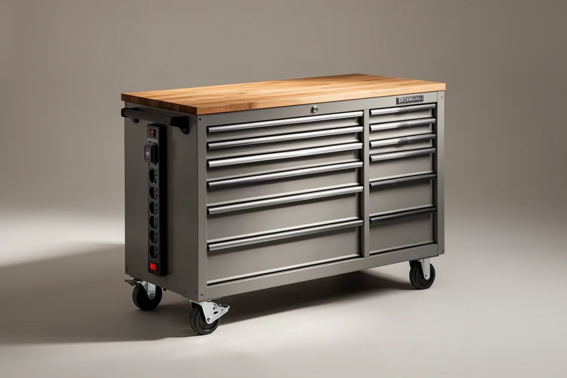 Hart 72-Inch Tool Box with Wood Top product image