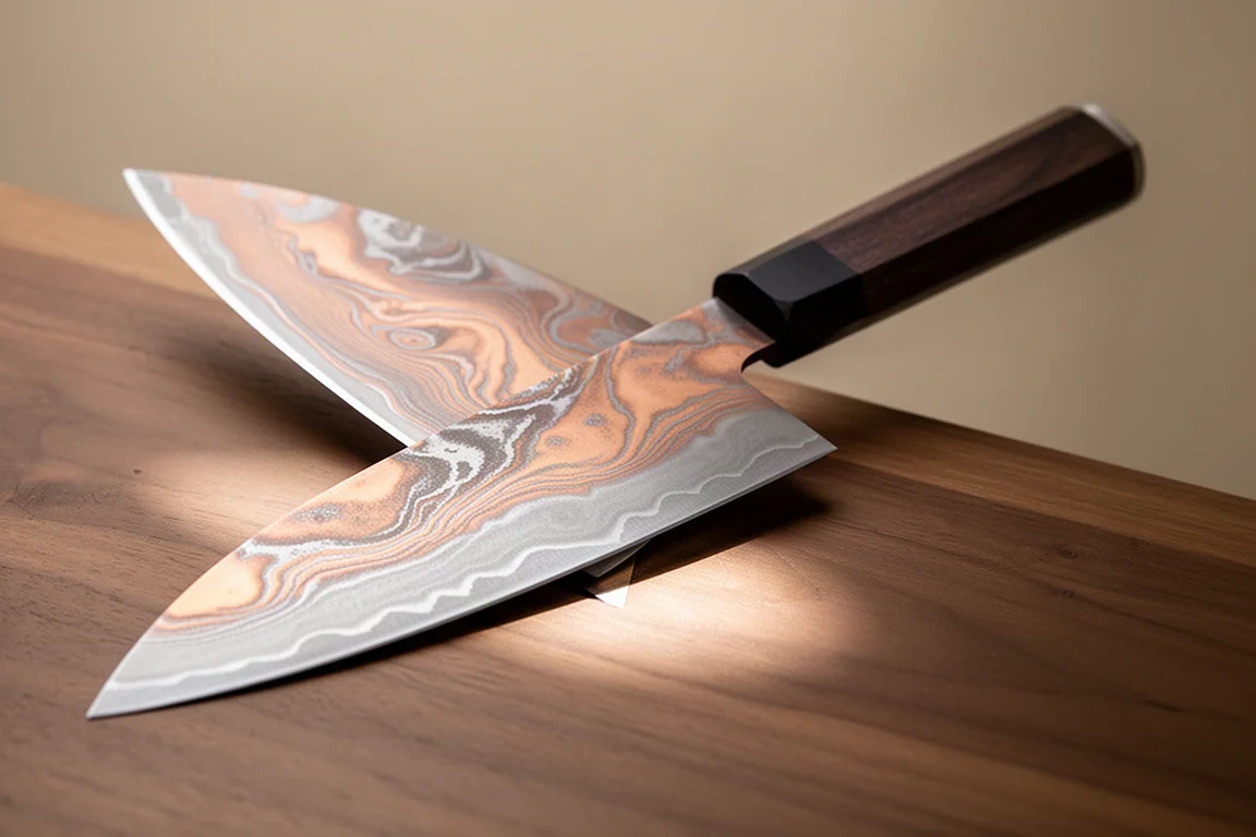 Hatsukokoro Copper Damascus SLD product image