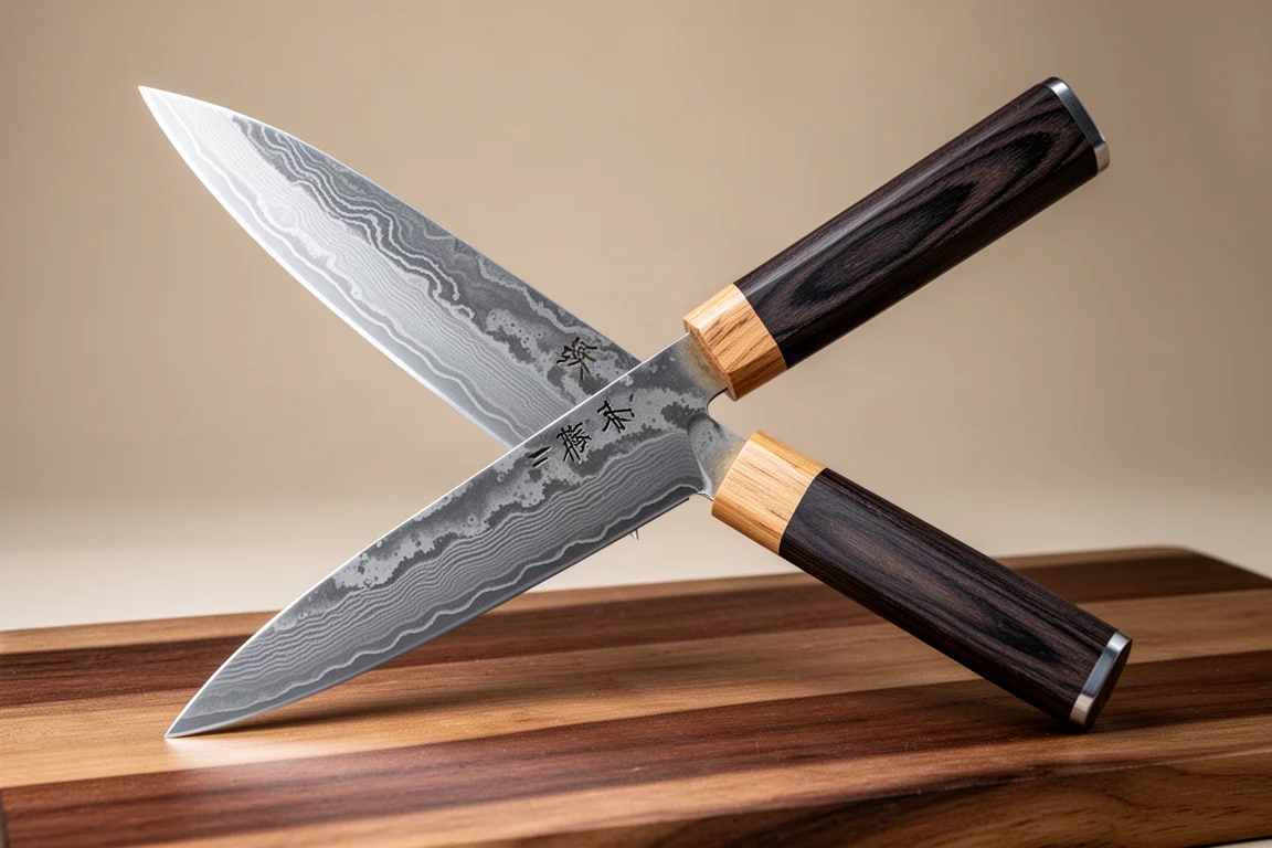 Hattori San R2 Damascus Series Knives product image