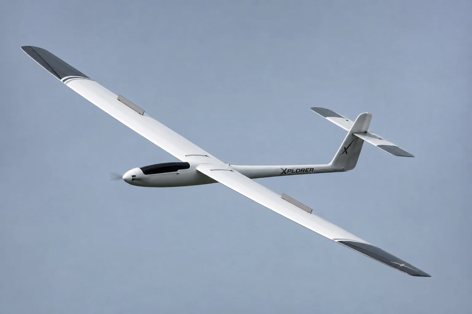 Heinemann RESilience RC thermal glider on neutral background