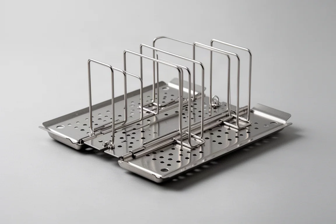 Highlander 4 Slice Stainless Steel Foldable Camping Toaster product image