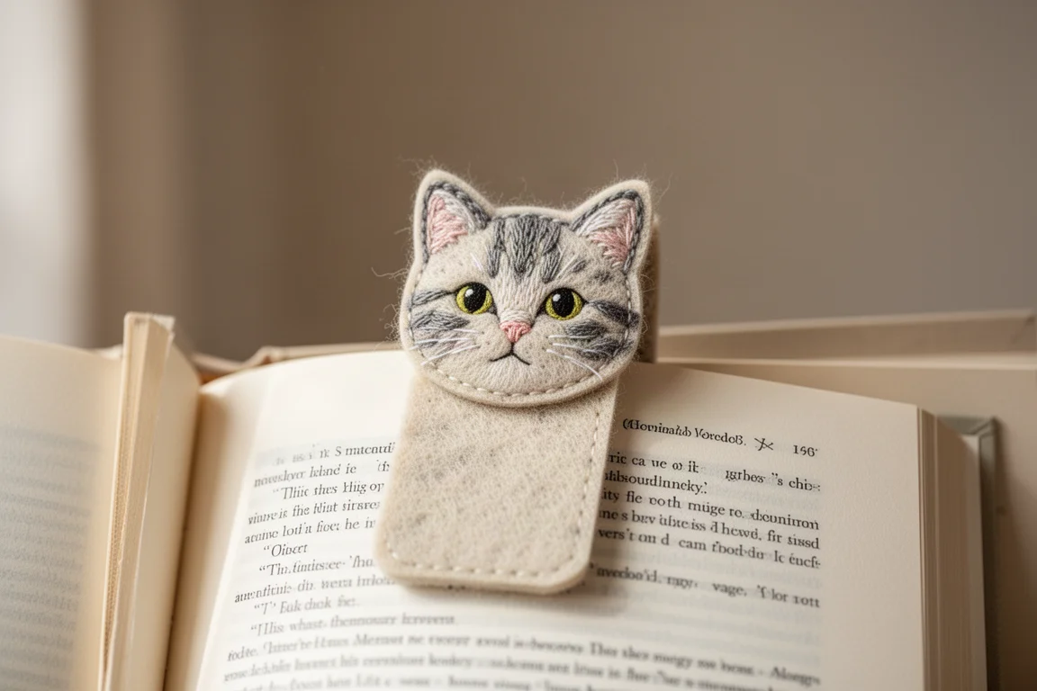 Hisago Embroidered Animal Bookmarks product image