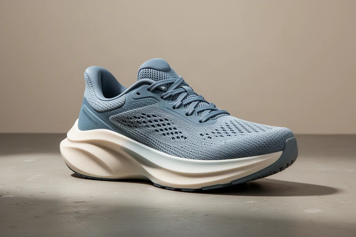Hoka Arahi 8 stability running shoe on a matte concrete surface