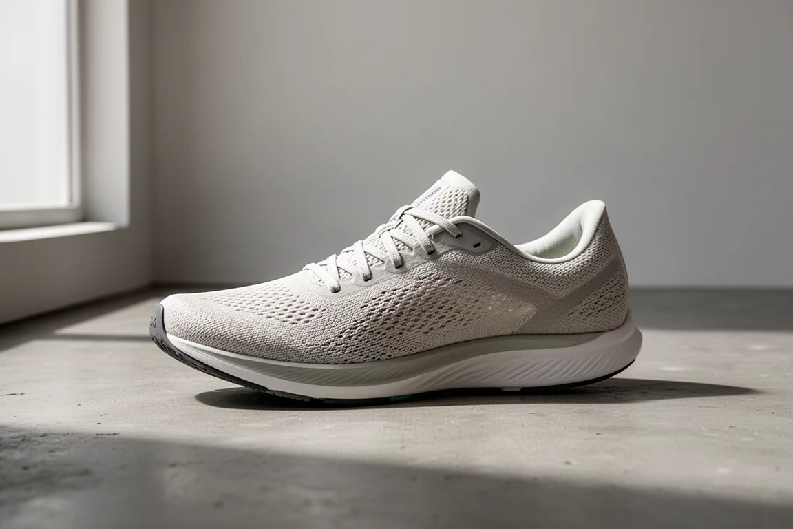 Hoka Cielo Road lightweight racing shoe on a concrete surface