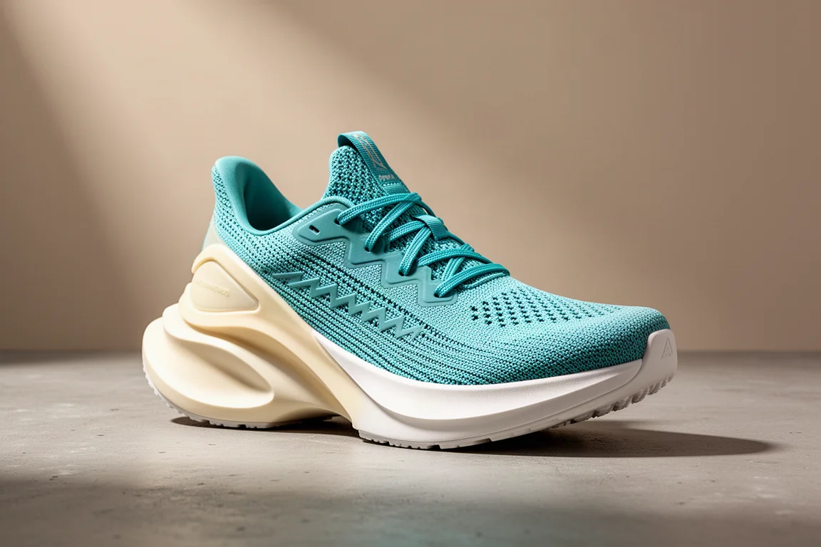Hoka Cielo X1 3.0 running shoe with tall foam midsole on concrete
