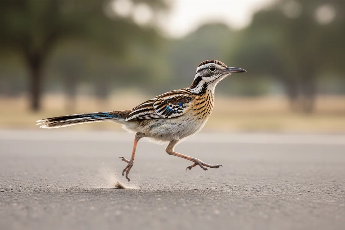 Runner che corre appoggiando prima il metatarso su un asfalto liscio