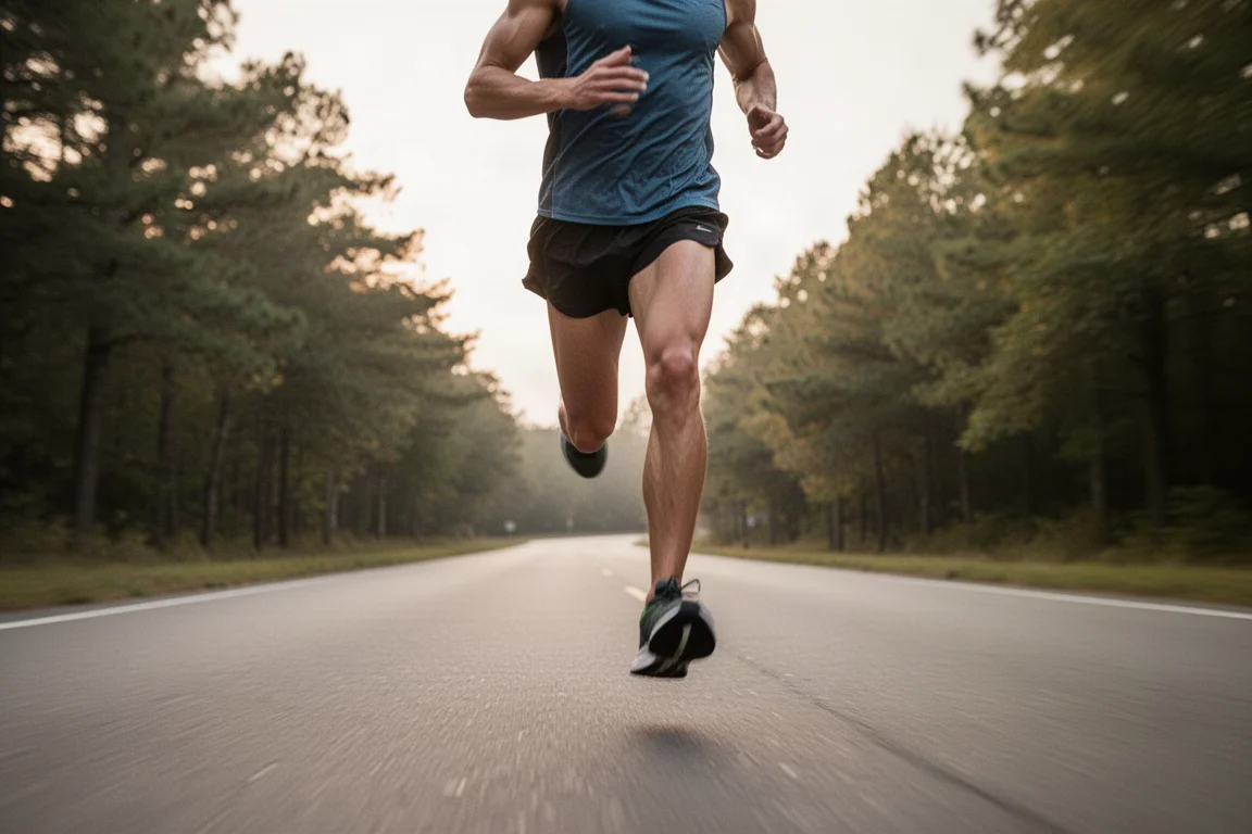 Outsole rubber of a running shoe showing mild wear after miles of use