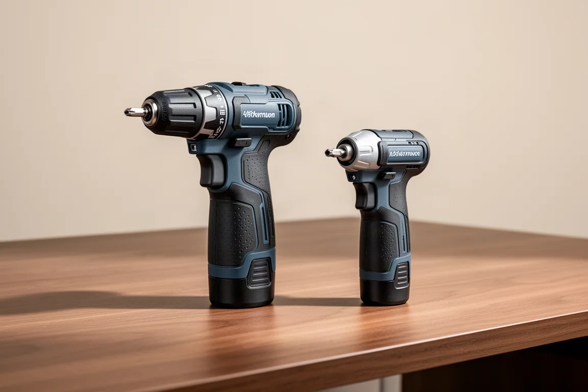 Small and large screwdrivers side by side showing size comparison