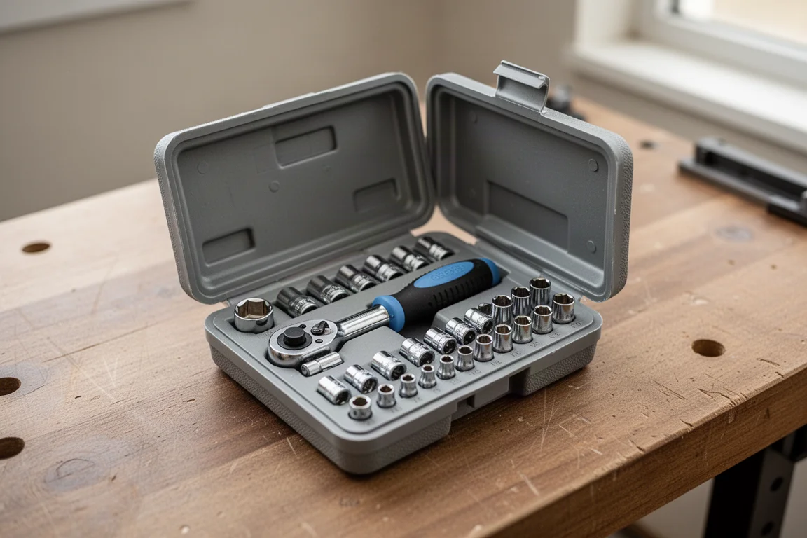 Hyper Tough 53-Piece Socket Set with Mini Ratchet product image