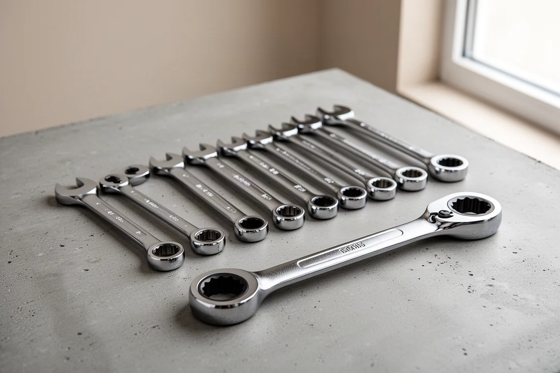 Icon Anti-Slip Grip Professional Metric Ratcheting Wrench Set product image