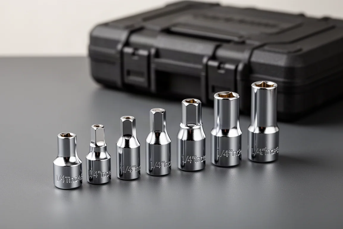 Icon SAE 1/4" Drive Swivel Socket Set (3/16"–9/16") product image