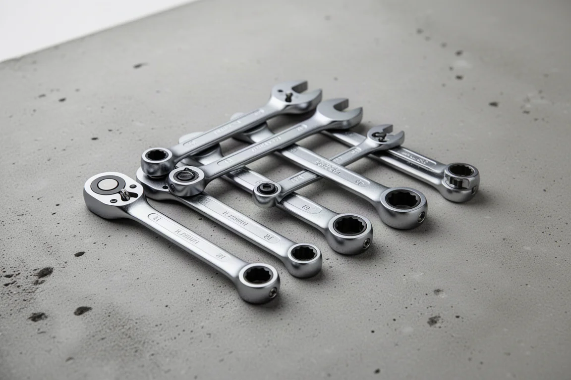 Icon Stubby Ratcheting Combination Wrench Set product image