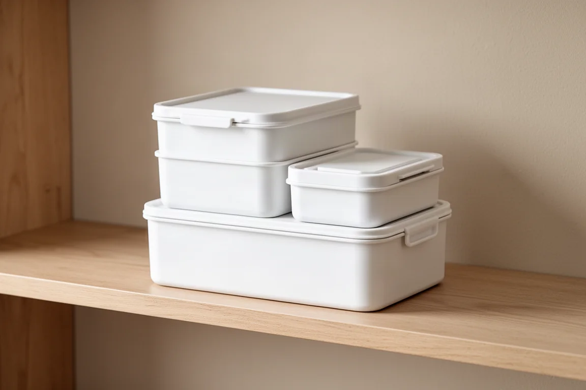 IKEA Stackable Storage Boxes with Lids product image