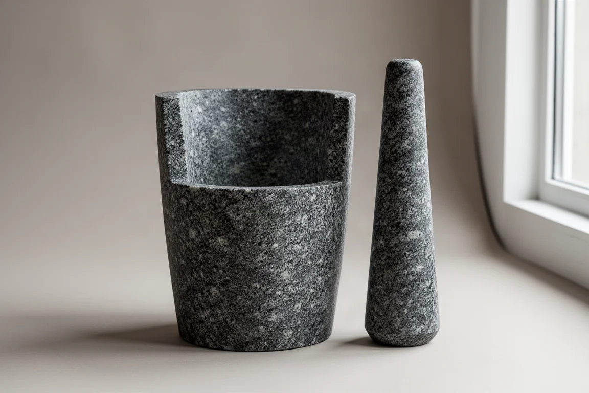 ImportFood.com Solid Granite Thai Mortar and Pestle product image