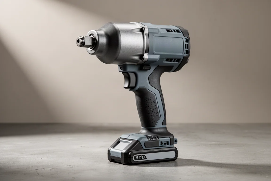 Ingersoll Rand W8 191 pistol-grip impact wrench standing on a concrete surface