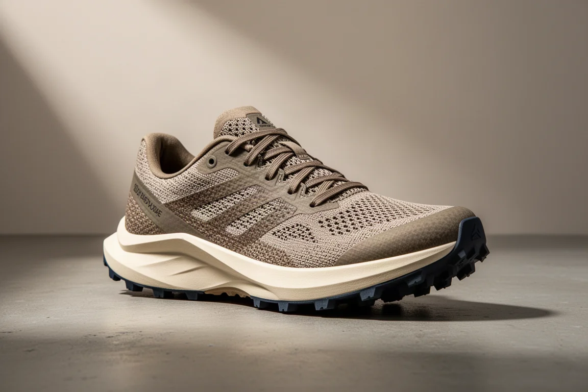 inov-8 Trail Fly Pro trail running shoe photographed on a concrete surface