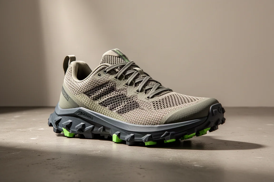Inov-8 Trailfly G 280 trail running shoe on a concrete surface